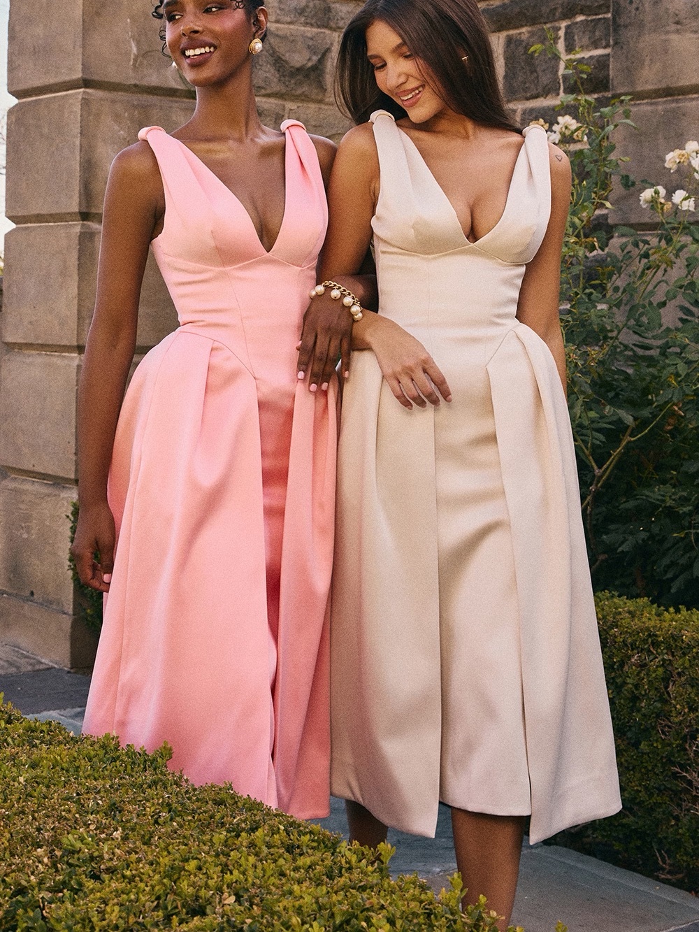 House of CB Paloma Cream dress